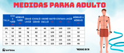 PARKA PARA NATACION SUBLIMADA ADULTOS