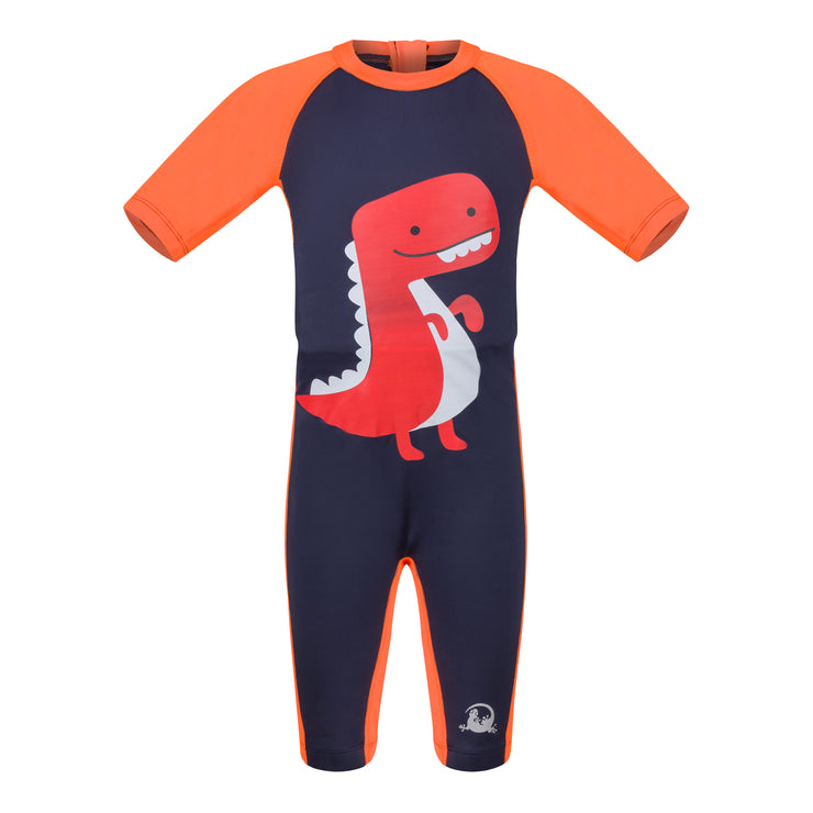 TRAJE CON MANGA CORTA INFANTIL ORANGE DINORED