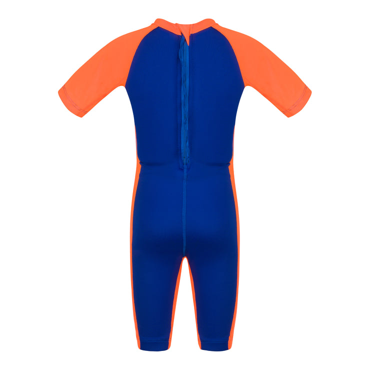 TRAJE CON MANGA CORTA INFANTIL ORANGE SHARK