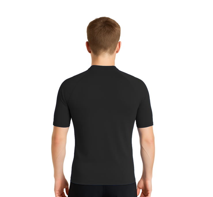 PLAYERA RASHGUARD CABALLERO MANGA CORTA SOLID
