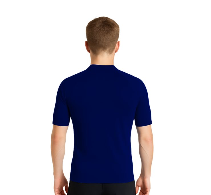 PLAYERA RASHGUARD CABALLERO MANGA CORTA SOLID