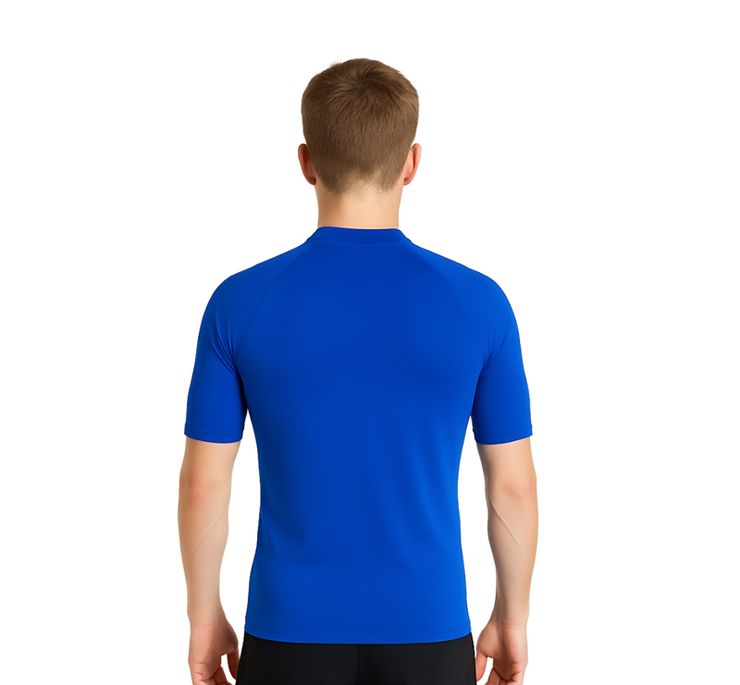 PLAYERA RASHGUARD CABALLERO MANGA CORTA SOLID