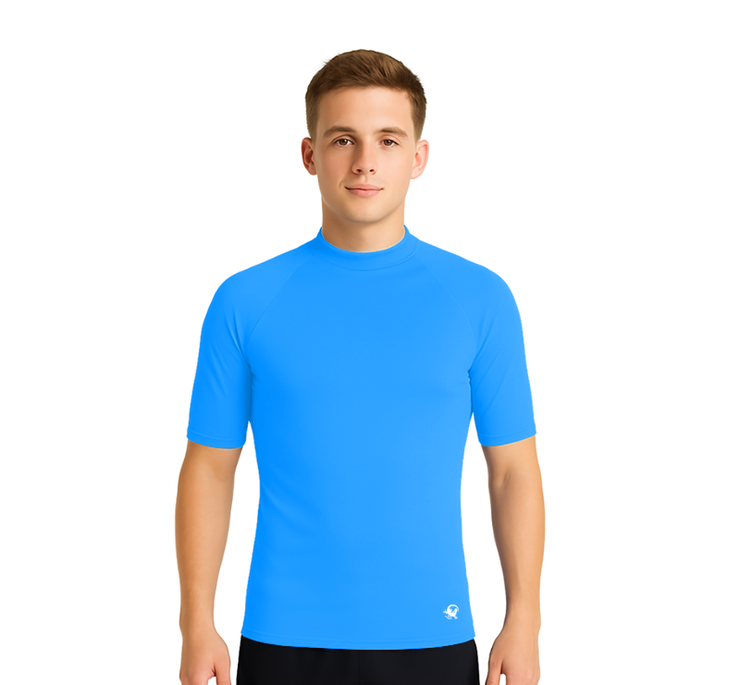 PLAYERA RASHGUARD CABALLERO MANGA CORTA SOLID