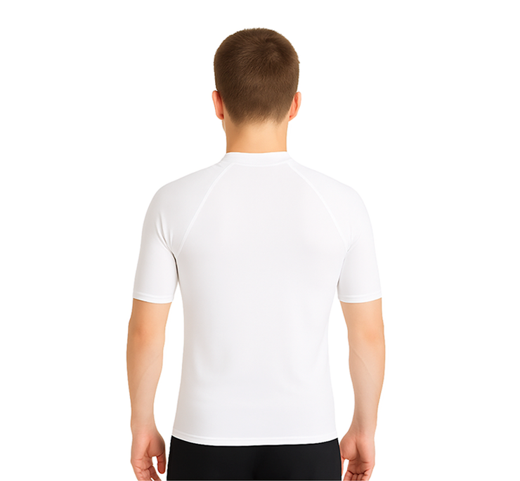 PLAYERA RASHGUARD CABALLERO MANGA CORTA SOLID
