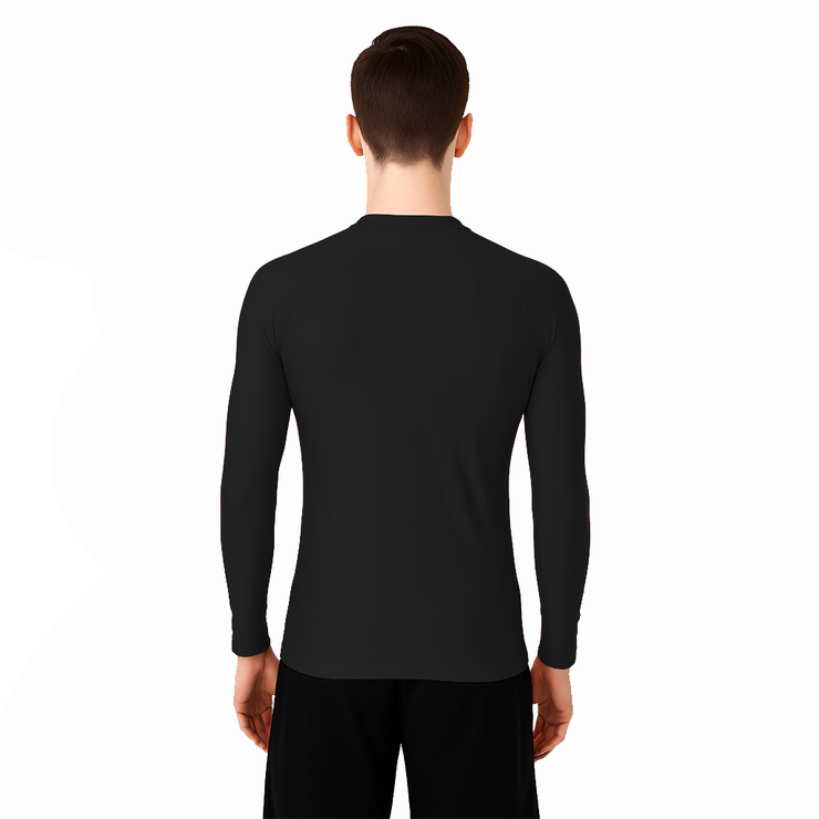 PLAYERA RASHGUARD CABALLERO MANGA LARGA SOLID
