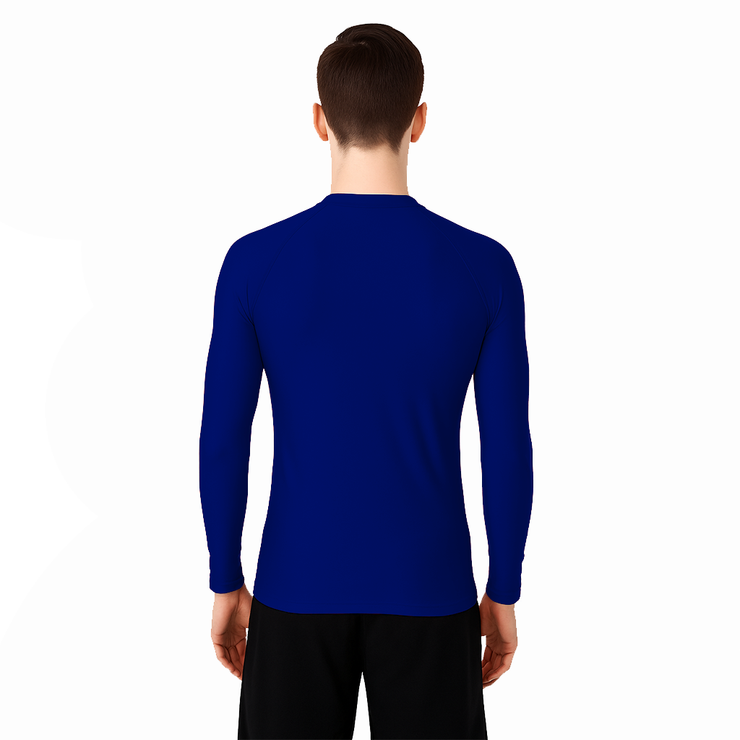 PLAYERA RASHGUARD CABALLERO MANGA LARGA SOLID