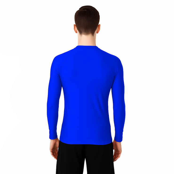 PLAYERA RASHGUARD CABALLERO MANGA LARGA SOLID