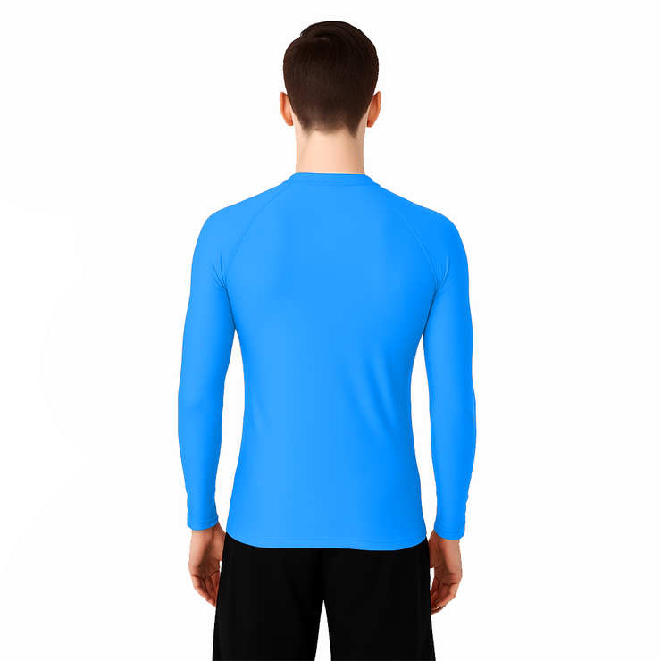 PLAYERA RASHGUARD CABALLERO MANGA LARGA SOLID