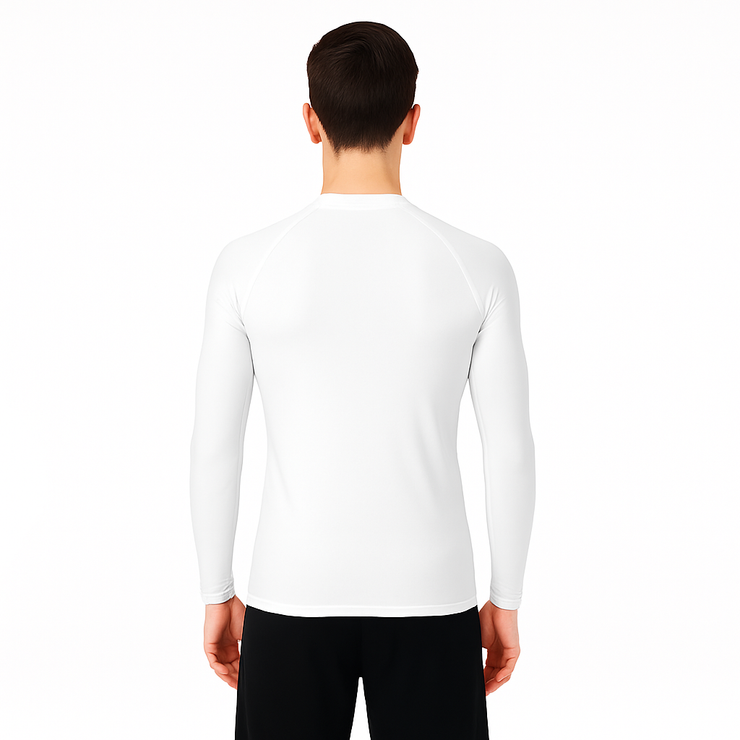 PLAYERA RASHGUARD CABALLERO MANGA LARGA SOLID