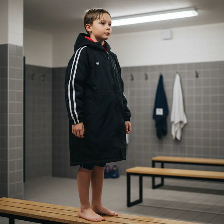 PARKA DE NATACION INFANTIL BLACK ADZ