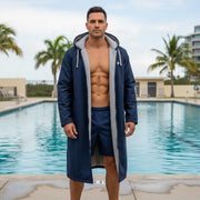 PARKA BASICA DE NATACION ADULTO MARINO