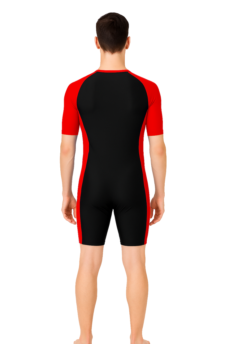 TRAJE DE NATACIÓN CON MANGAS CABALLERO
