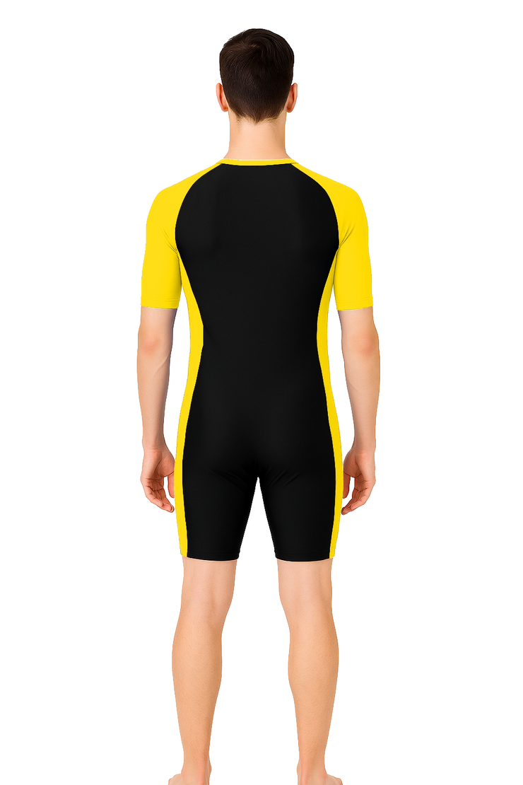 TRAJE DE NATACIÓN CON MANGAS CABALLERO