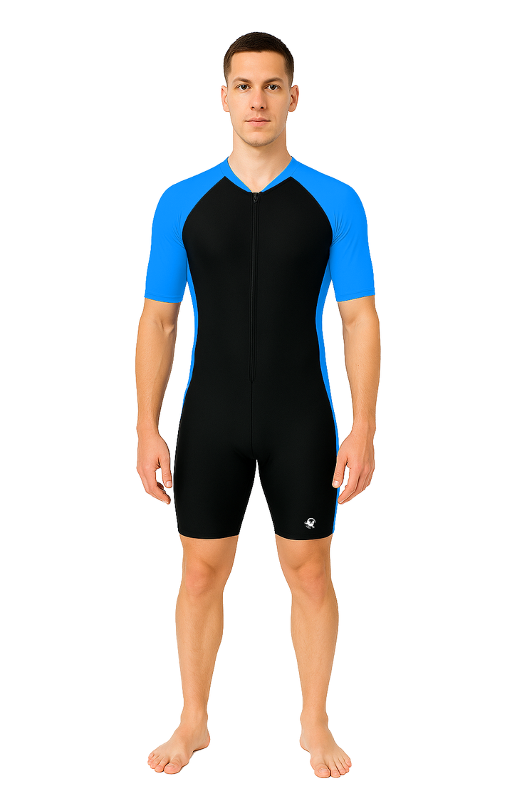 TRAJE DE NATACIÓN CON MANGAS CABALLERO