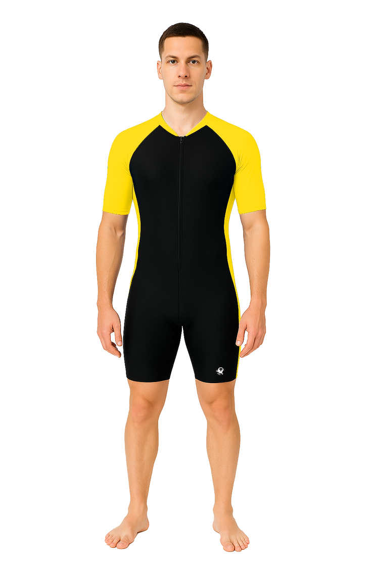TRAJE DE NATACIÓN CON MANGAS CABALLERO