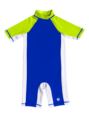 TRAJE DE BAÑO MANGA CORTA NATACION NIÑOS Y NIÑAS BODY WHT