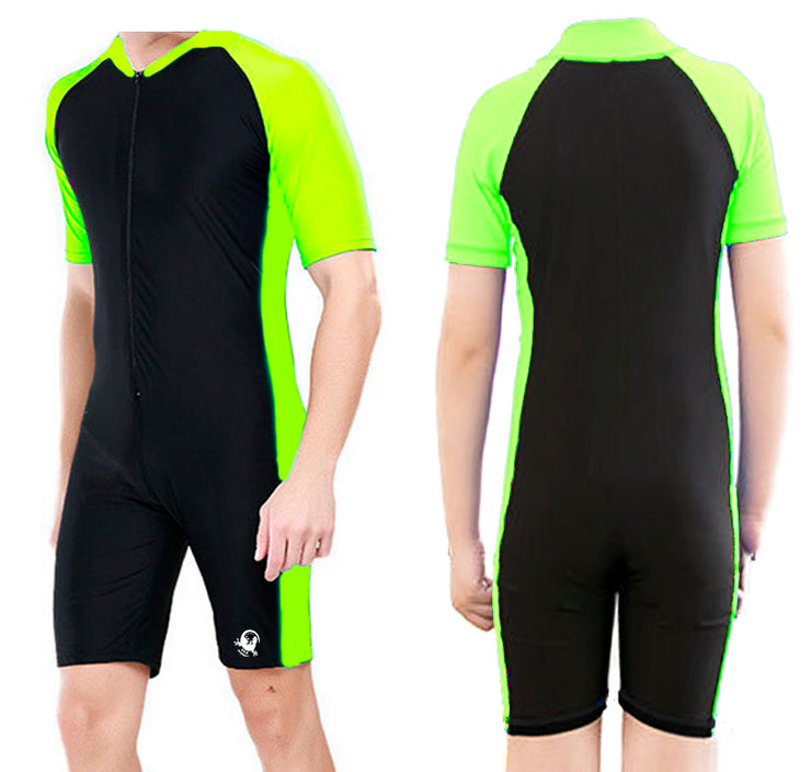 TRAJE DE NATACION CON MANGAS CABALLERO