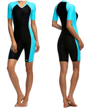 TRAJE DE NATACION MANGAS JAMMER LARGE DAMA - SKDANFIBIOS