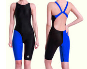 TRAJE DE NATACION JAMMER LARGE DAMA PRN BLACK PBT - SKDANFIBIOS