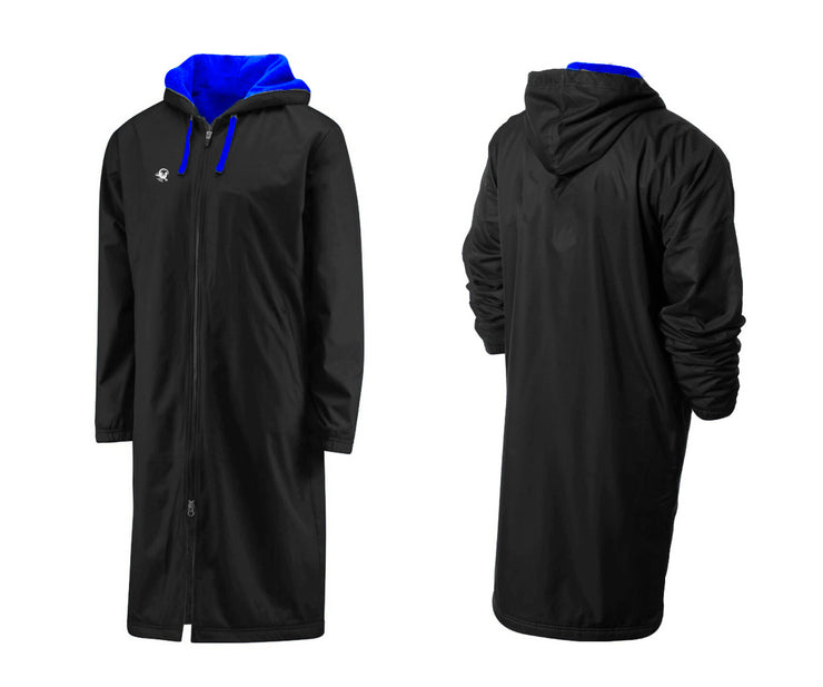 PARKA BASICA DE NATACION ADULTO NEGRO - SKDANFIBIOS