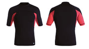 PLAYERA RASHGUARD CABALLERO MANGA CORTA BLACK MGN - SKDANFIBIOS