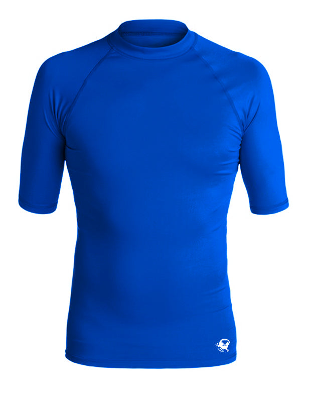 PLAYERA RASHGUARD DAMA MANGA CORTA SOLID - SKDANFIBIOS