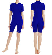 TRAJE DE NATACION MANGAS JAMMER LARGE SOLID DAMA - SKDANFIBIOS