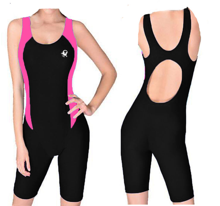 TRAJE DE NATACION JAMMER LARGE DAMA LTA BLACK PBT - SKDANFIBIOS